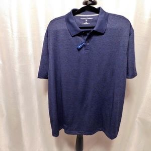 Mens XXL Polo Shirt - Saddlebred -  Blue - NEW